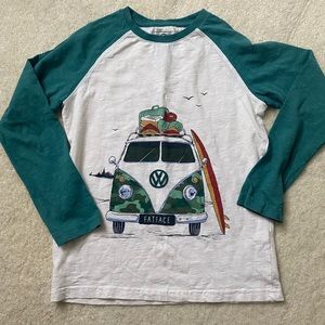 Fat Face boys Volkswagen baseball tee